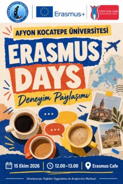 Erasmus Days Kapsamında Deneyim Paylaşımı Etkinliği